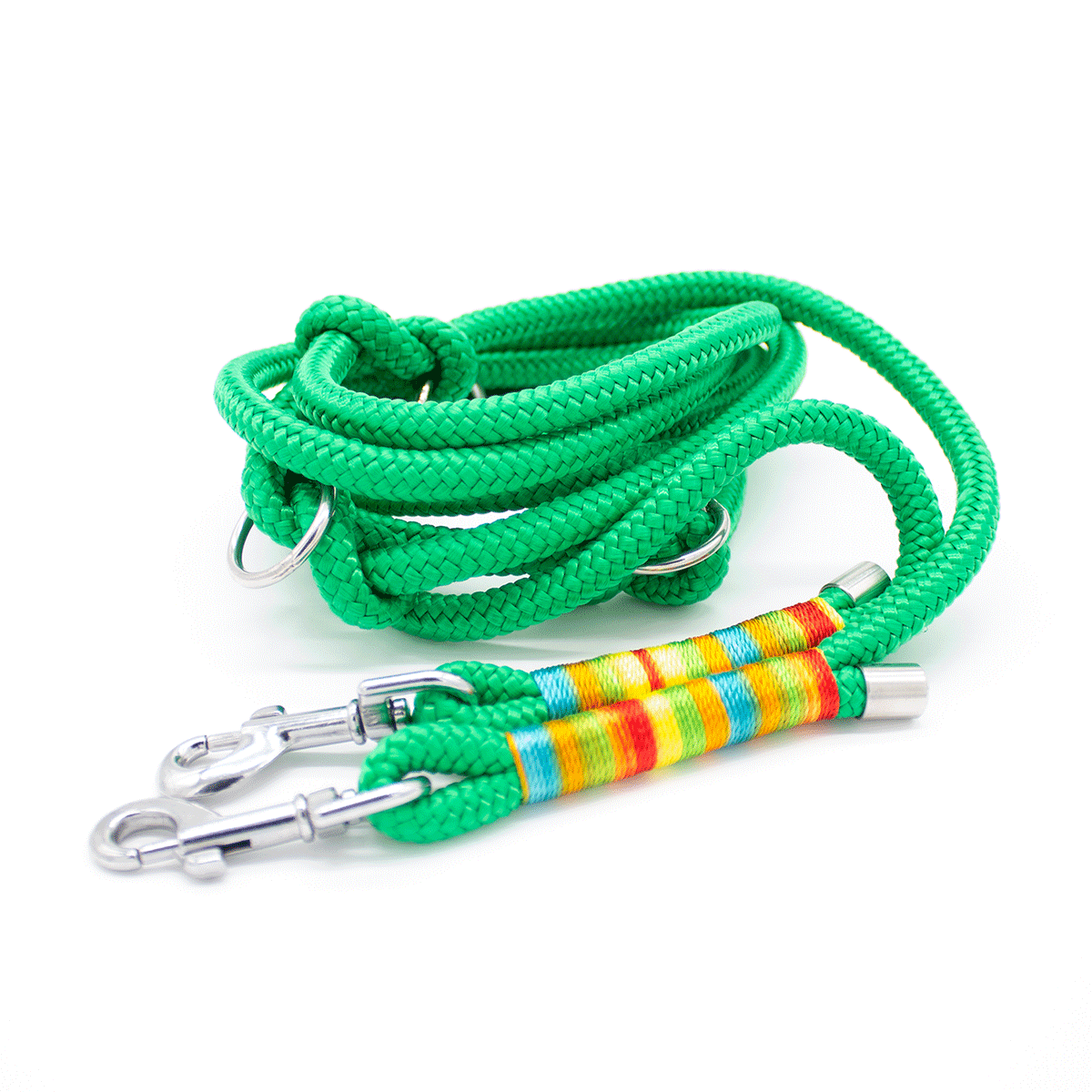 Hundeleine aus Tau 3-fach verstellbar 2,6 m