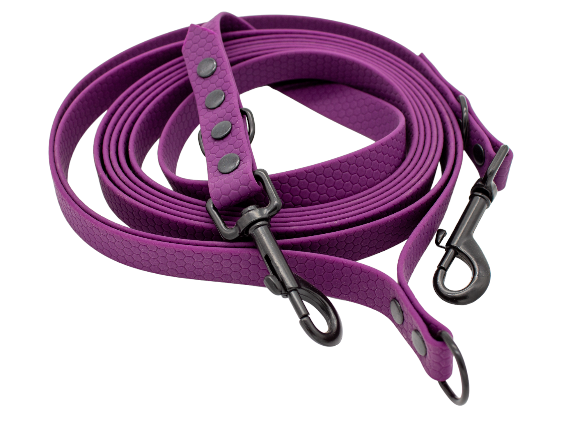 Schleppleine aus PVC HEXA Beschichtet Gurtband - Lila - 3,5 m